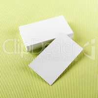 Blank business cards