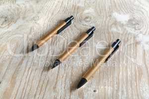 Three pens