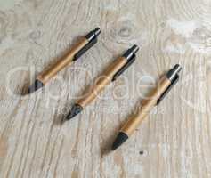 Photo of blank pens