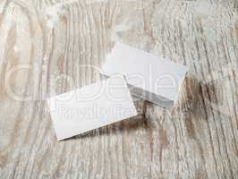 Blank business cards