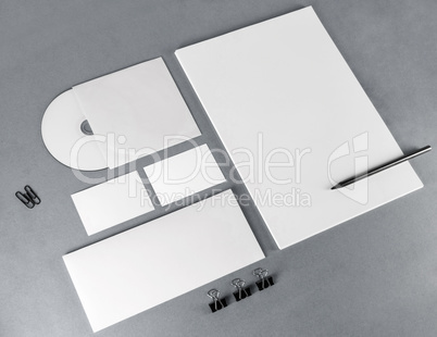 Blank corporate identity template