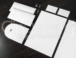 Blank stationery and corporate id template