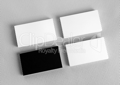 Blank business cards