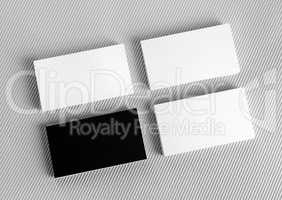 Blank business cards