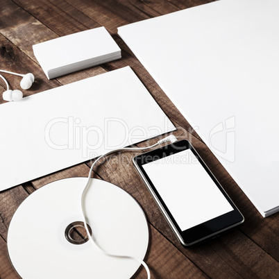 Blank stationery template