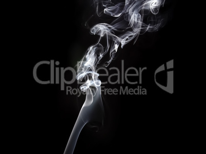 Smoke on dark background