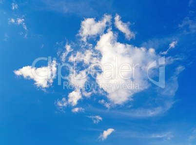 Blue sky background