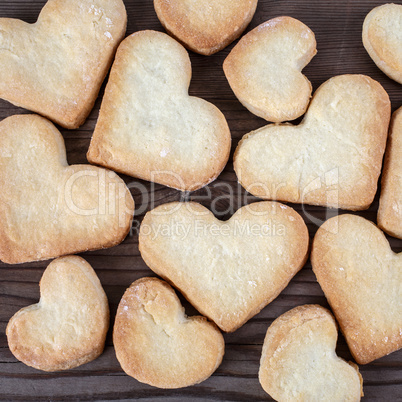 Heart shaped cookies