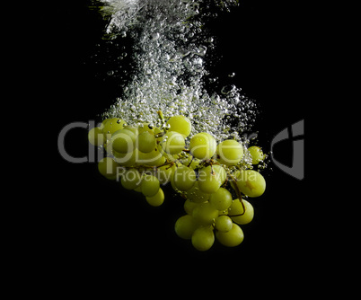 Grapes in water
