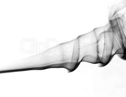 Smoke isolated on white