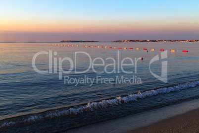 Calm morning seascape