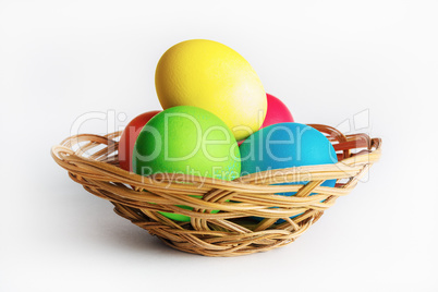 Colorful easter eggs