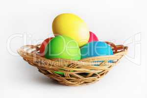 Colorful easter eggs