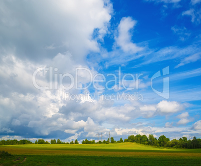 Colorful summer landscape