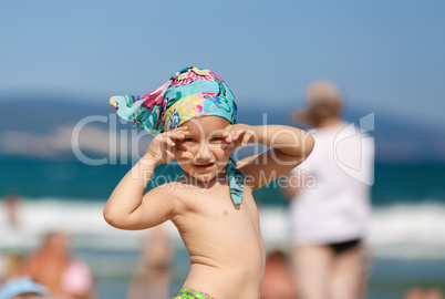 Little girl posing