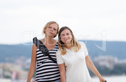 Two young women