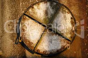 Old rusty hatch