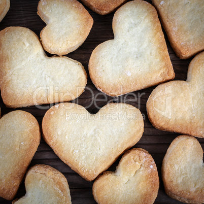 Heart shaped cookies