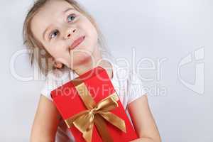Child with a gift