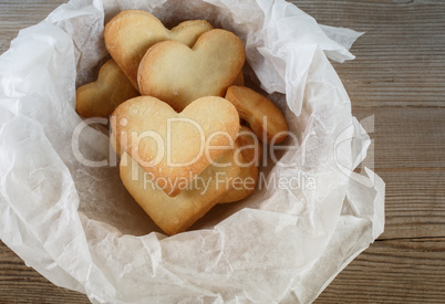 Heart shaped cookies