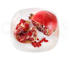 Ripe appetizing pomegranate