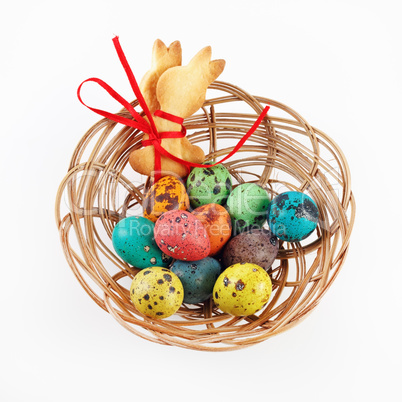 Easter eggs and cookies