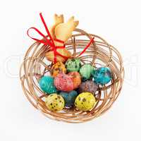 Easter eggs and cookies