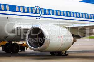 Turbine of turboprop airliner