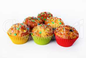 Appetizing homemade cupcakes
