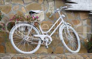 White bike