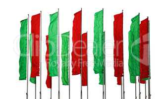 Green and red flags