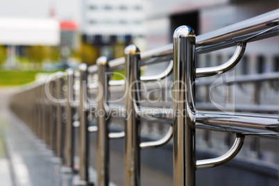 Chromium metal railings