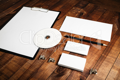 Blank stationery set