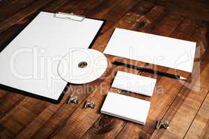 Blank stationery set