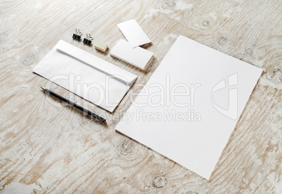 Blank stationery set