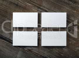 Blank business cards