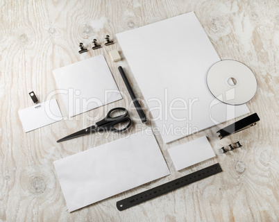 Blank stationery template