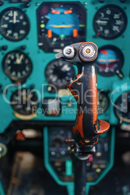 Control stick of helicopter