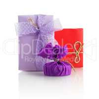 Bright gift boxes