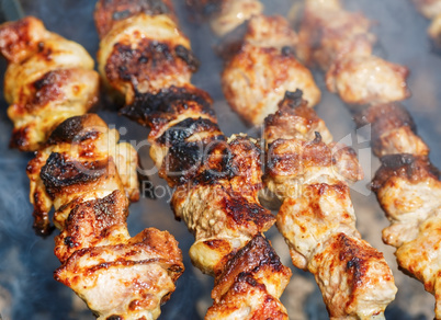 Close-up of barbecue