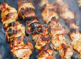 Close-up of barbecue