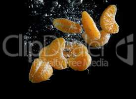 Dalkey tangerine in water