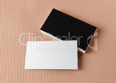 Black and white business cards