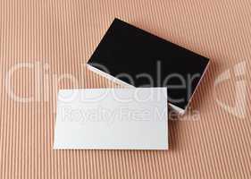 Black and white business cards