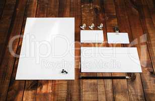 Blank stationery template