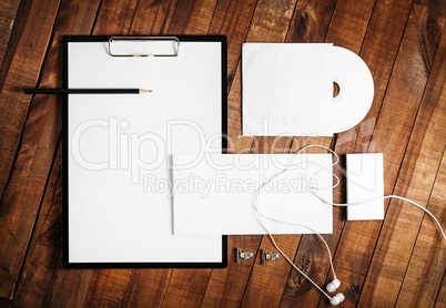 Blank stationery mock-up