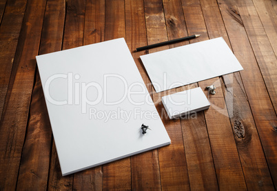 Blank stationery set