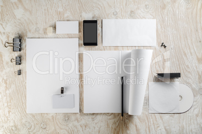 Blank stationery template