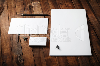 Blank stationery template