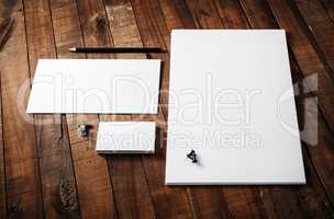 Blank stationery template